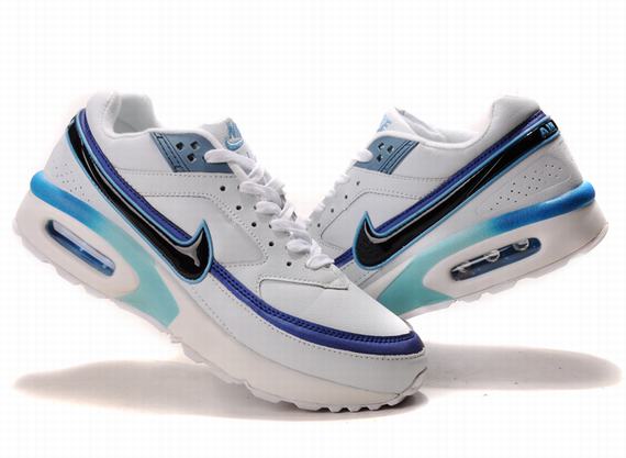New Men'S Nike Air Max White /Blue/Black
